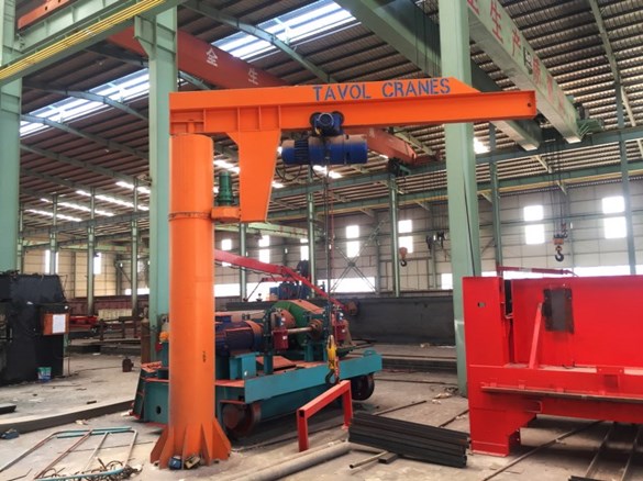 Floor -mounted jib cane Jib cane montado en el piso