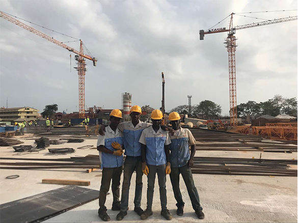 5t tower crane Grúa torre 5t