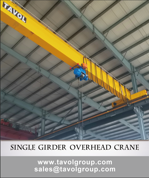 Single girder overhead crane Grúa puente de una viga