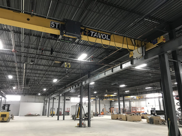 Puente gr&uacute;a de una viga