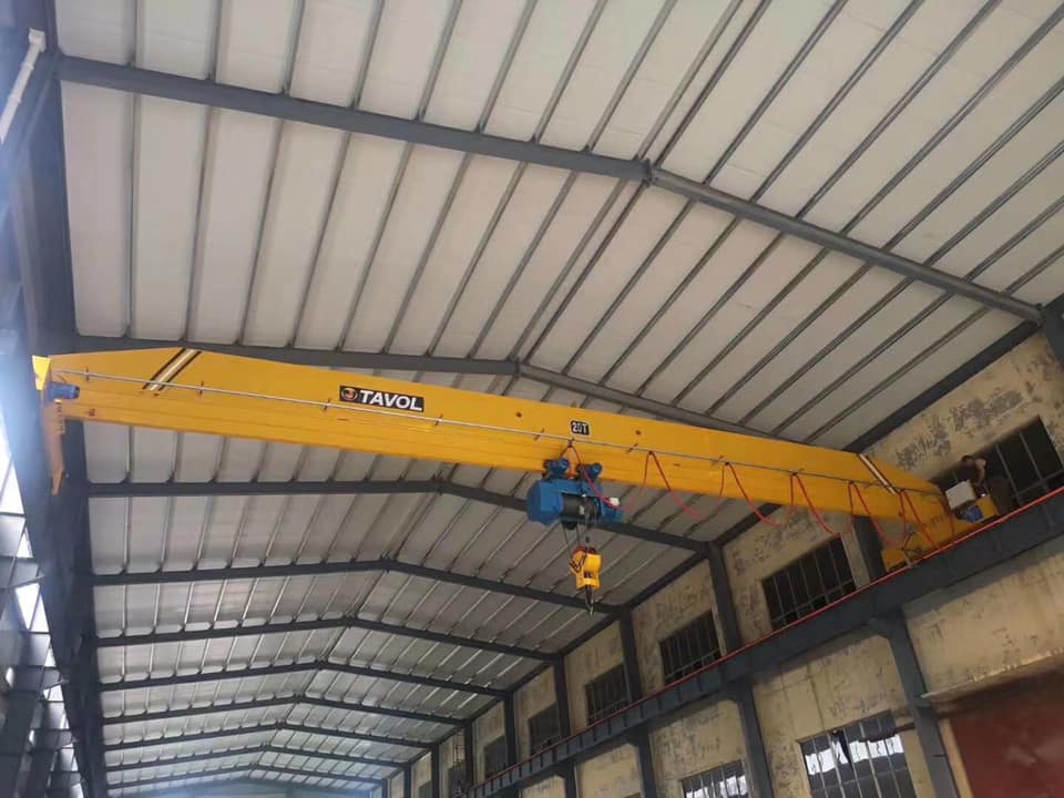 Gr&uacute;a superior de la viga &uacute;nica