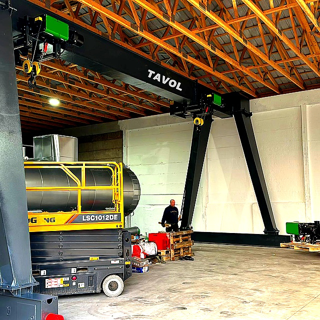 Precio de grúa pórtico monorraíl modelo MH de 20 toneladas - Tavol Lifting Solution