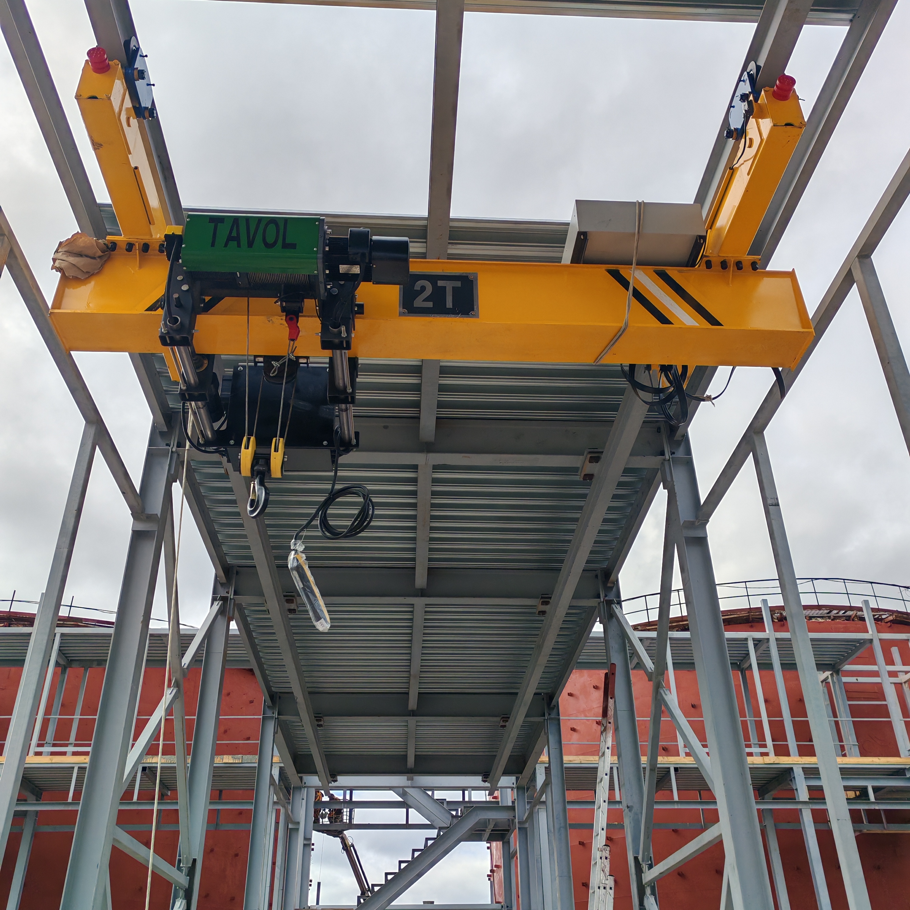 Underslung Running Single -Girder Bridge Brules
