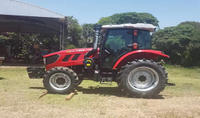 Tractor agrícola cabina marca Tavol 120hp AC llegó a Argentina