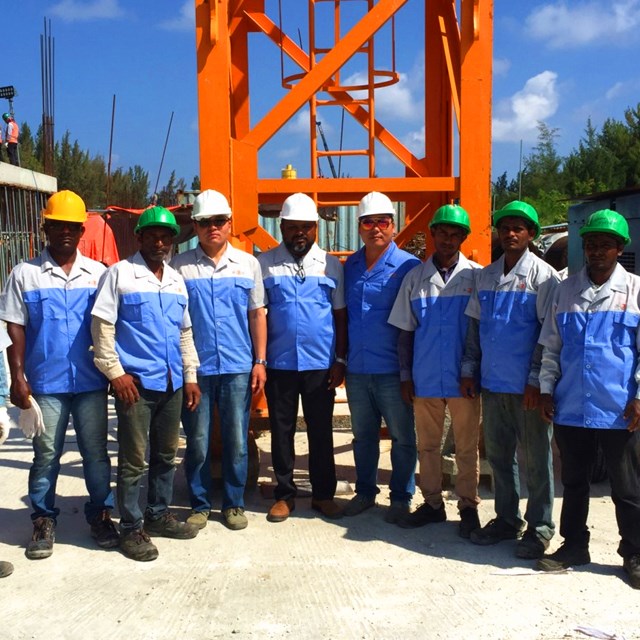 instalacion de grua torre