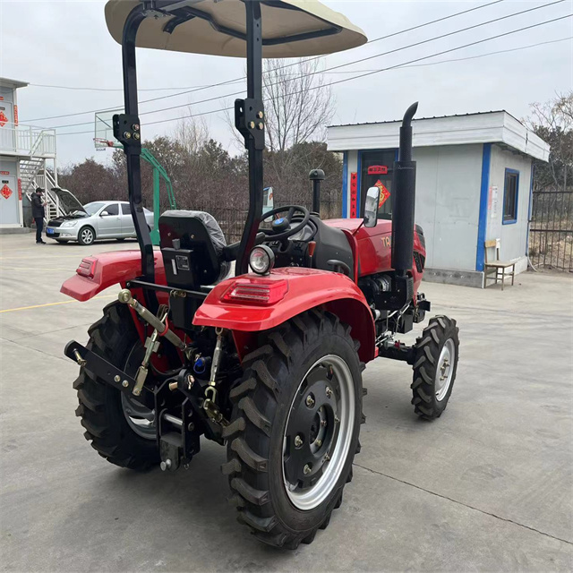 Tractor de ruedas agrícolas 4x2 de 50 hp con embrague de dos etapas 