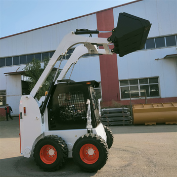 China Factory Supply Construction Machinery Wheeled Mini Skid Carger Cargador Diesel Cambio rápido Cambio accesorios