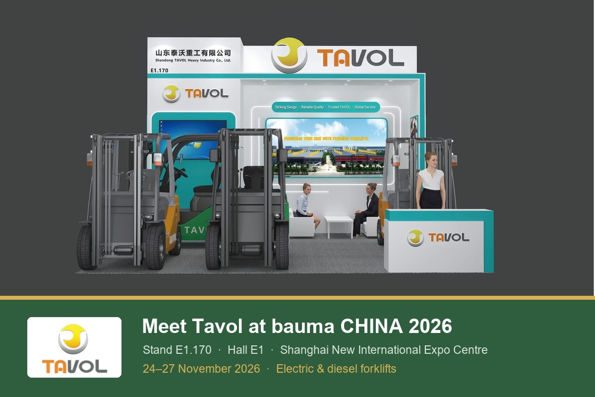 Tavol expondrá en bauma CHINA 2026 - Stand E1.170, Shanghai