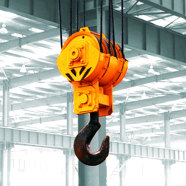 bloque de gancho de gr&uacute;a