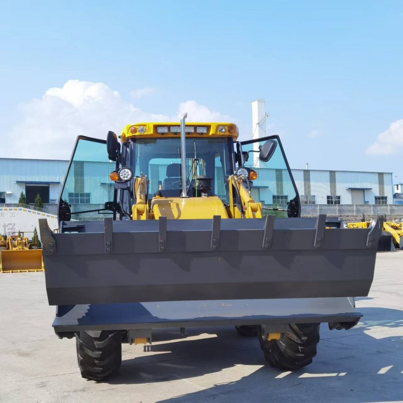 Modo de dirección de cangrejo 4 ruedas de 4 ruedas 2.5 toneladas 388H ROPS con un pequeño cargador de retroexcavadora de A/C con precio competitivo.